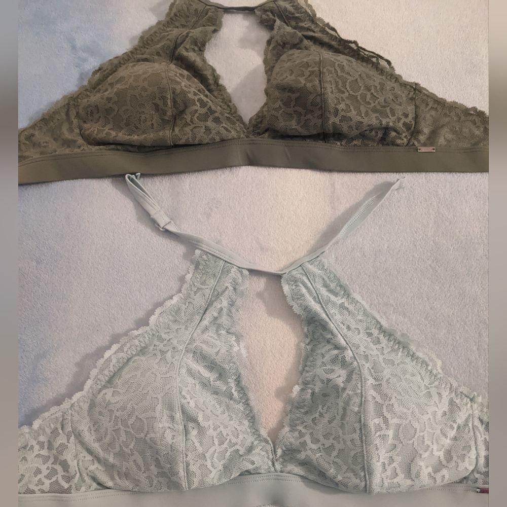 2 Halter Bralettes